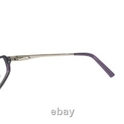 Montures de lunettes Gucci GG2576 Z4J Violet Argent Rectangulaire Cerclage Complet 52-15-130