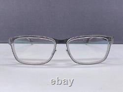 Montures de lunettes Ic! Berlin pour hommes et femmes en argent clair rectangulaire Ellner Or