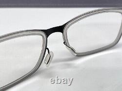 Montures de lunettes Ic! Berlin pour hommes et femmes en argent clair rectangulaire Ellner Or