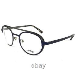 Montures de lunettes JF Rey JF2769 2205 Bleu Gun Gunmetal semi-cerclées 47-22-147