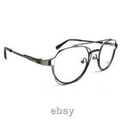 Montures de lunettes JF Rey JF2800 1515 argent brossé aviateur cerclage complet 46-24-142