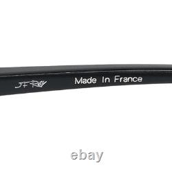 Montures de lunettes JF Rey JF2858 0000 noir rouge argent rond demi-cerclage 47-20-143
