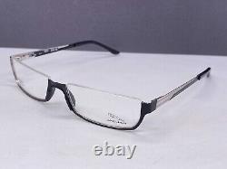 Montures de lunettes Jaguar pour hommes en lecture noir argent demi-monture 33569 Np