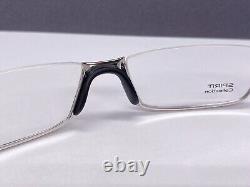 Montures de lunettes Jaguar pour hommes en lecture noir argent demi-monture 33569 Np