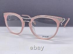 Montures de lunettes Joop pour femme Rose Rond Argent Panto Ovale 82028 à bord complet