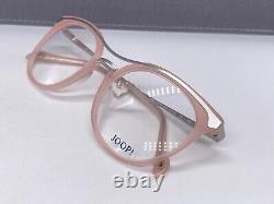 Montures de lunettes Joop pour femme Rose Rond Argent Panto Ovale 82028 à bord complet