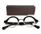 Montures De Lunettes Kala Omega Arsv Écaille Foncée Argent Rond Cerclage Complet 40-25-135