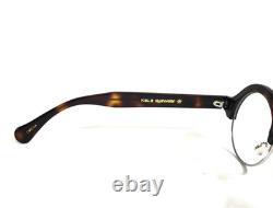 Montures de lunettes Kala OMEGA ARSV Écaille foncée Argent Rond Cerclage complet 40-25-135