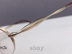 Montures de lunettes Lagerfeld Femme Ronde Ovale Argent Or Demi Cerclage 4317 France