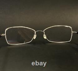 Montures de lunettes Lindberg 3008 Col. M01 Rouge Argent Cat Eye Cerclage Fil 52-18-135