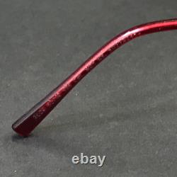 Montures de lunettes Lindberg 3008 Col. M01 Rouge Argent Cat Eye Cerclage Fil 52-18-135
