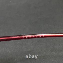 Montures de lunettes Lindberg 3008 Col. M01 Rouge Argent Cat Eye Cerclage Fil 52-18-135