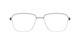 Montures De Lunettes Lindberg Air Titanium Rim Gustav Tb U13/10 Bleu/argent 53mm
