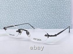 Montures de lunettes Matsuda pour hommes et femmes en argent rond ovale en titane 10190 moyen