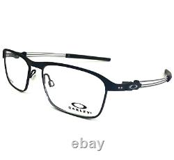 Montures de lunettes Oakley OX5124-0353 bleu mat argent carré plein cadre 53-17-143
