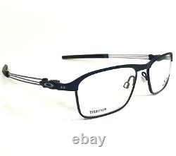 Montures de lunettes Oakley OX5124-0353 bleu mat argent carré plein cadre 53-17-143