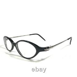Montures de lunettes Oliver Peoples OP-543 BK Noires Argent Rondes à Cerclage Complet 45-16-120
