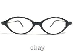 Montures de lunettes Oliver Peoples OP-543 BK noires et argentées, rondes, à monture intégrale, 45-16-120
