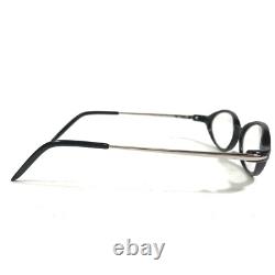Montures de lunettes Oliver Peoples OP-543 BK noires et argentées, rondes, à monture intégrale, 45-16-120
