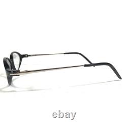 Montures de lunettes Oliver Peoples OP-543 BK noires et argentées, rondes, à monture intégrale, 45-16-120