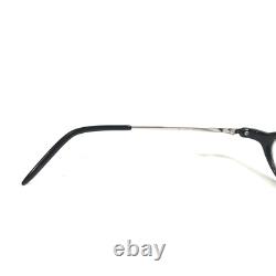 Montures de lunettes Oliver Peoples OP-543 BK noires et argentées, rondes, à monture intégrale, 45-16-120