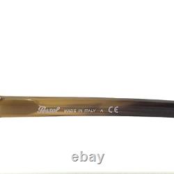 Montures de lunettes Persol 2418-V 1042 marron argenté carrées à monture intégrale 53-19-140