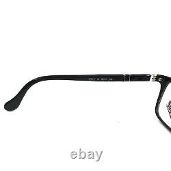 Montures de lunettes Persol 3014-V 95 Noir Argent Carré Plein Bord 52-17-145
