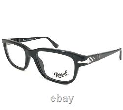 Montures de lunettes Persol 3073-V 95 Film Noir Édition Noir Argent 52-18-145