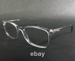 Montures de lunettes Prada VPR14W U43-1O1 en cristal clair argenté carré 56-18-150