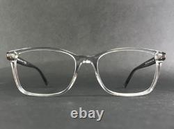 Montures de lunettes Prada VPR14W U43-1O1 en cristal clair argenté carré 56-18-150