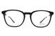 Montures De Lunettes Prada Vpr19z 1ab-1o1 Noir Argent Carré Cerclage Complet 53-19-140