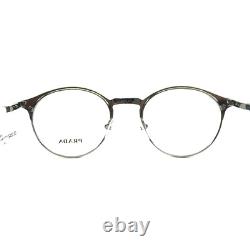 Montures de lunettes Prada VPR58Y 02N-1O1 bleu argent rondes à monture intégrale 48-20-145
