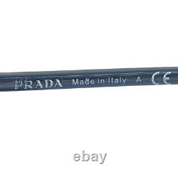 Montures de lunettes Prada VPR58Y 02N-1O1 bleu argent rondes à monture intégrale 48-20-145