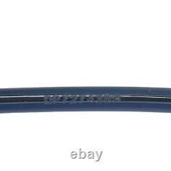 Montures de lunettes Prada VPR58Y 02N-1O1 bleu argent rondes à monture intégrale 48-20-145