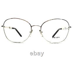 Montures de lunettes Prada VPR64Y GAQ-1O1 Noir Argent Rond Pleine Monture 54-18-135