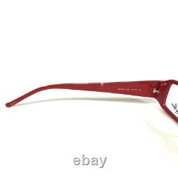 Montures de lunettes Ray-Ban RB 5148 2342 Rouge Argent Rectangulaires Cerclées 51-17-140