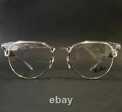 Montures de lunettes Ray-Ban RB6396 2936 Argent clair corne ronde 51-19-140