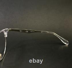 Montures de lunettes Ray-Ban RB6396 2936 Argent clair corne ronde 51-19-140