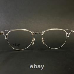 Montures de lunettes Ray-Ban RB6396 2936 Argent clair corne ronde 51-19-140