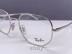 Montures de lunettes Ray Ban pour hommes et femmes, rondes, argentées, de style Panto Oval RB 3682 avec monture complète