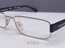 Montures de lunettes Rodenstock pour hommes et femmes en argent noir Rectangulaires R4607 à monture pleine