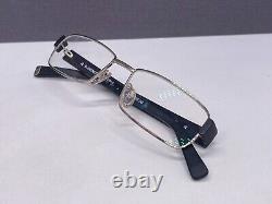 Montures de lunettes Rodenstock pour hommes et femmes en argent noir Rectangulaires R4607 à monture pleine