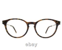 Montures de lunettes Saint Laurent SL25 005 Havana Brown Tortoise Silver 49-19-140