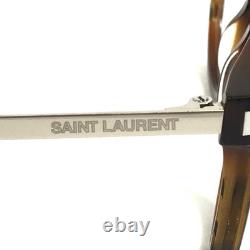 Montures de lunettes Saint Laurent SL25 005 Havana Brown Tortoise Silver 49-19-140