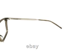 Montures de lunettes Saint Laurent SL344 005 transparent marron argent rectangle 54-17-145