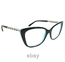 Montures de lunettes Tiffany & Co. TF 2208-B 8055 Argent Cristaux Yeux de chat 52-16-140