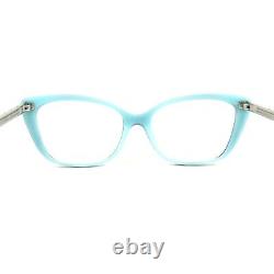 Montures de lunettes Tiffany & Co. TF 2208-B 8055 Argent Cristaux Yeux de chat 52-16-140