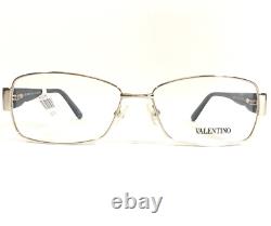 Montures de lunettes Valentino V2101 719 Bleu Argent Rectangulaires Cerclées 54-15-135