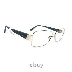 Montures de lunettes Valentino V2101 719 Bleu Argent Rectangulaires Cerclées 54-15-135