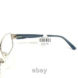Montures de lunettes Valentino V2101 719 Bleu Argent Rectangulaires Cerclées 54-15-135